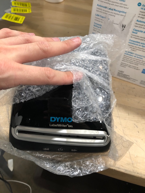 Photo 4 of DYMO LabelWriter 5XL Label Printer Bundle, Prints Extra-Wide Shipping Labels (UPS, USPS) from Amazon, eBay, and More, Perfect for eCommerce Sellers, Includes 5 Extra-Large Shipping Labels (1100 Total)