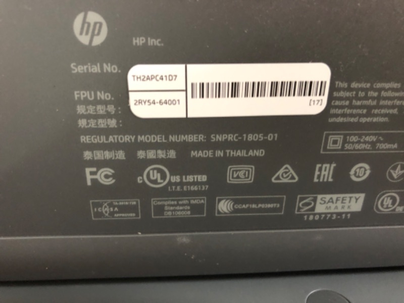 Photo 5 of HP - Tango Wireless Instant Ink Ready Inkjet Printer - Wisp Gray