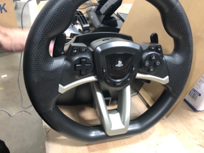 Photo 1 of HORI Racing Wheel Apex for Playstation 5, PlayStation 4 and PC - Officially Licensed by Sony - Compatible with Gran Turismo 7