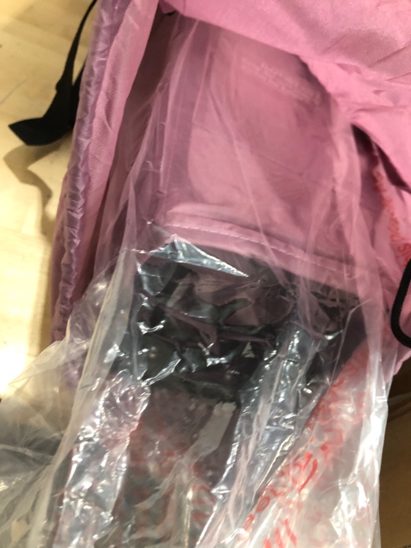 Photo 1 of Dream On Me Zoom Portable Playard in Pink, Lightweight, Packable and Easy Setup Baby Playard, Breathable Mesh Sides and Soft Fabric - Comes with a Removable Padded Mat