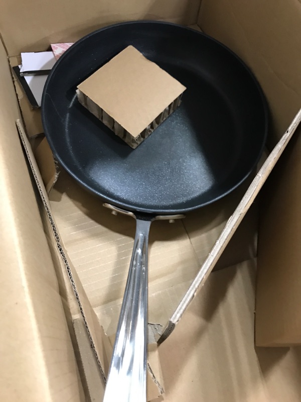 Photo 3 of ***DAMAGED***All-Clad E785S264 HA1 Hard Anodized Nonstick Dishwasher Safe PFOA Free 8-Inch and 10-Inch Fry Pan Cookware Set, 2-Piece, Black