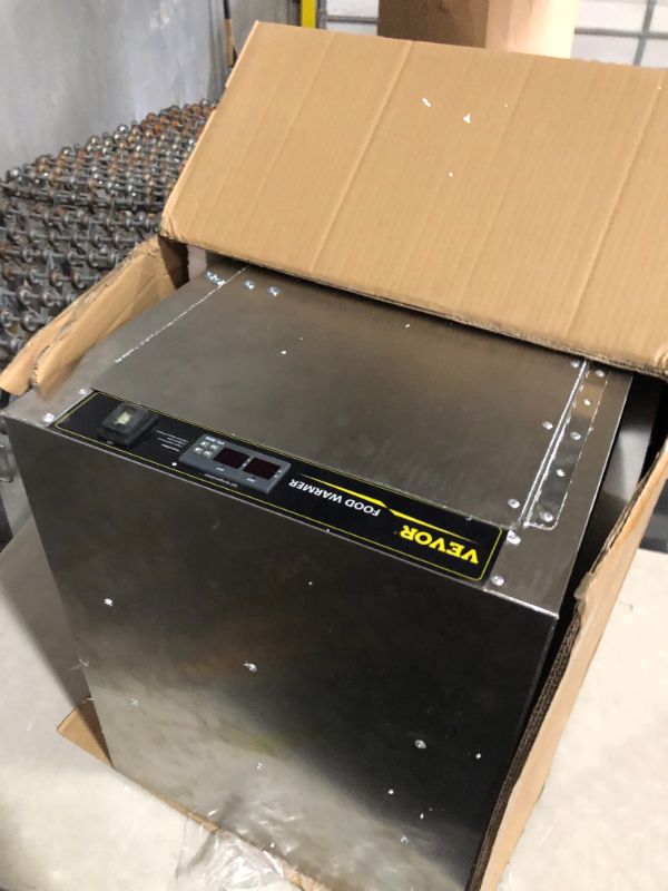 Photo 4 of **NON-FUNCTIONAL, DOES NOT HEAT, PARTS ONLY** VEVOR Hot Box Food Warmer, 16"x22"x24" Concession Warmer with Water Tray, 110V UL Listed