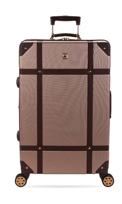 Photo 1 of **EXPANSION ZIPPER BROKEN** SWISSGEAR 7739 26" Expandable Trunk Spinner Luggage - Blush

