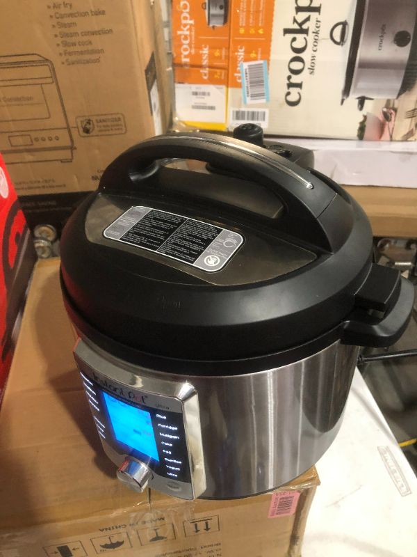 Photo 5 of *** SIDE HANDLE IS BROKEN**  Instant Pot Ultra, 10-in-1 Pressure Cooker, Stainless Steel, 6 Quart Ultra