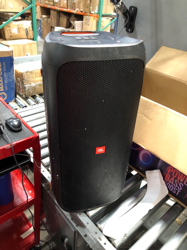 Photo 4 of JBL Partybox 310 - Portable Party Speaker with Long Lasting Battery, Powerful JBL Sound and Exciting Light Show,Black