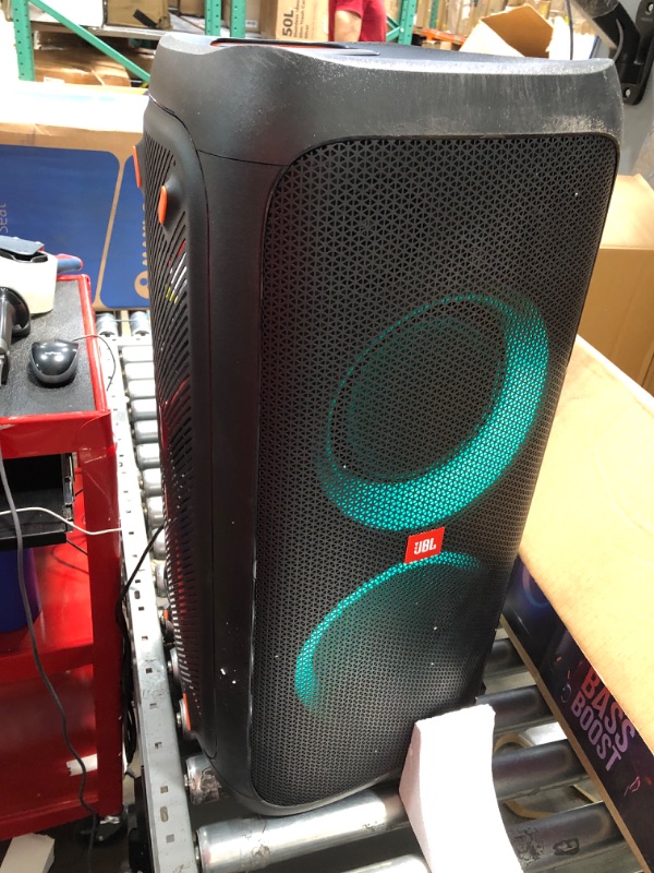 Photo 2 of JBL Partybox 310 - Portable Party Speaker with Long Lasting Battery, Powerful JBL Sound and Exciting Light Show,Black