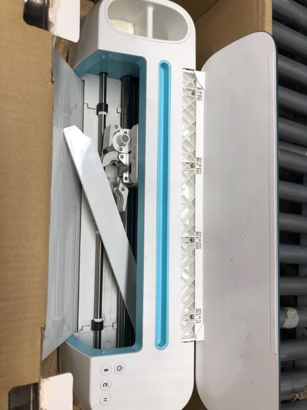 Photo 2 of ****PARTS ONLY*** Cricut Maker - Smart Cutting Machine - With 10X Cutting Force, Cuts 300+ Materials, Create 3D Art, Home Decor & More, Bluetooth Connectivity, Compatible with iOS, Android, Windows & Mac, Blue Blue Maker