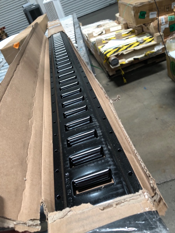 Photo 2 of 2pcks of 8-ft E-Track Rail, Vertical Powder Coated TieDown | Long Heavy Duty Steel Etrack Rail for Trucks, Trailers
