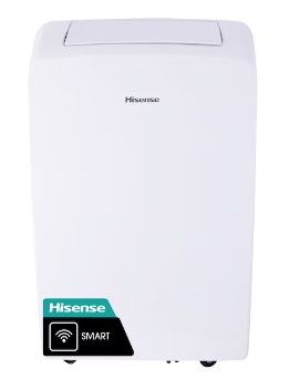 Photo 1 of **FOR PARTS ONLY**
Hisense 7000-BTU DOE (115-Volt) White Vented Wi-Fi enabled Portable Air Conditioner with Remote Cools 300-sq ft