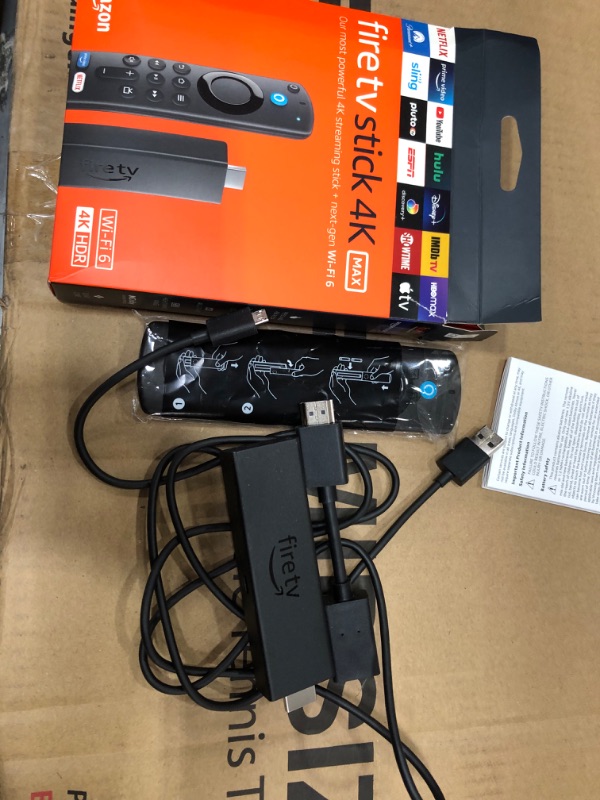 Photo 2 of Fire TV Stick 4K Max streaming device, Wi-Fi 6, Alexa Voice Remote (includes TV controls)