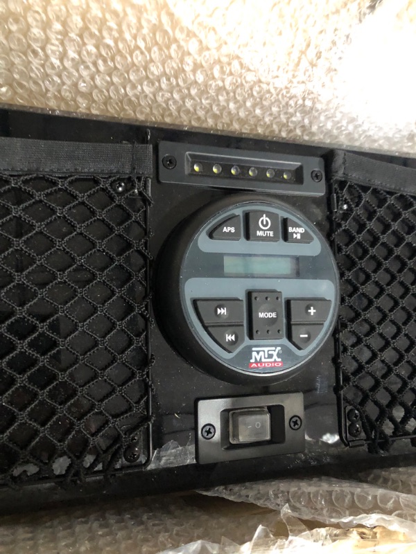 Photo 4 of MTX Audio MUDSYS46 Bluetooth Overhead Utv Audio System