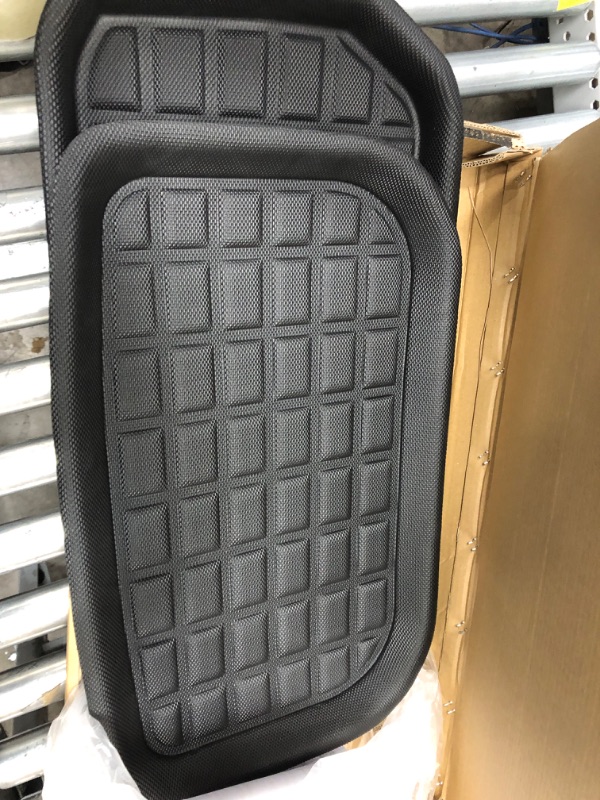 Photo 2 of LDCRS Tesla Model Y Front Trunk & Rear Sub Trunk Mats 2023 2022 2021 - All Weather Front Trunk Mats - Premium 3D Waterproof Rear Trunk Mats Without Logo - Heavy Duty Non Slip Frunk & Trunk Liners