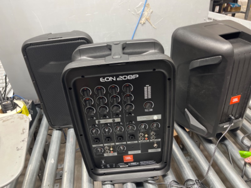 Photo 2 of *parts only* JBL Professional EON208P Portable All-in-One 2-way PA System with 8-Channel Mixer and Bluetooth 8" Speaker Speaker