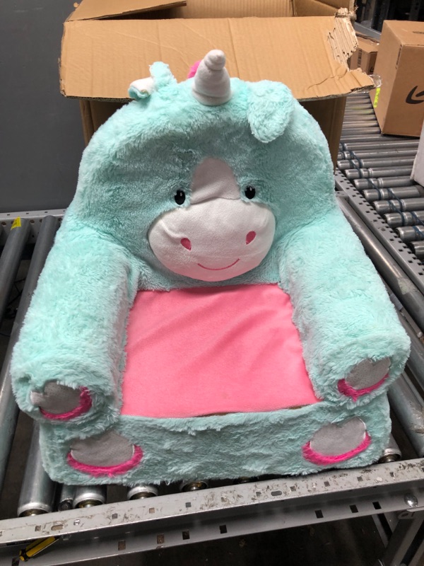 Photo 2 of Animal Adventure | Sweet Seats | Teal Unicorn | Soft Plush Children's Chair