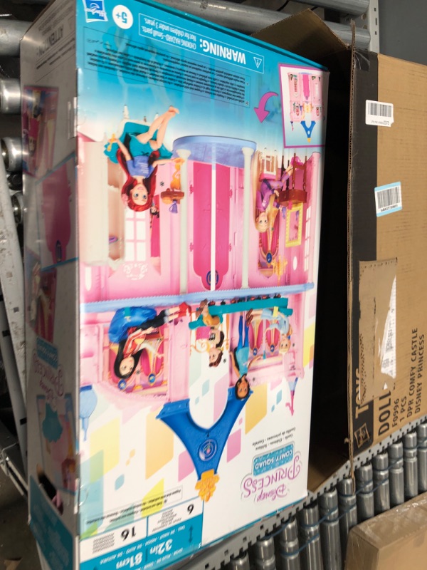 Photo 1 of Disney Princess Fashion Doll Castle, Dollhouse 3.5 feet Tall with 16 Accessories and 6 Pieces of Furniture (Amazon Exclusive)