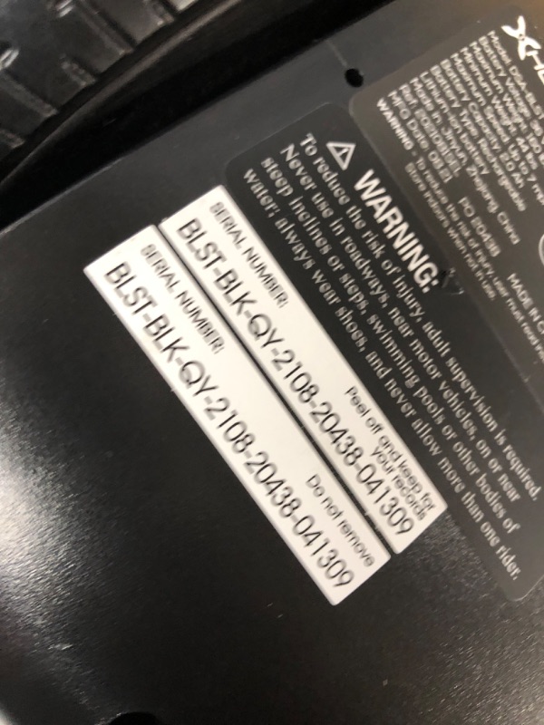 Photo 3 of (PARTS ONLY)Hover-1 Blast Electric Self-Balancing Hoverboard with 6.5” Tires, Dual 160W Motors, 7 mph Max Speed, and 3 Miles Max Range