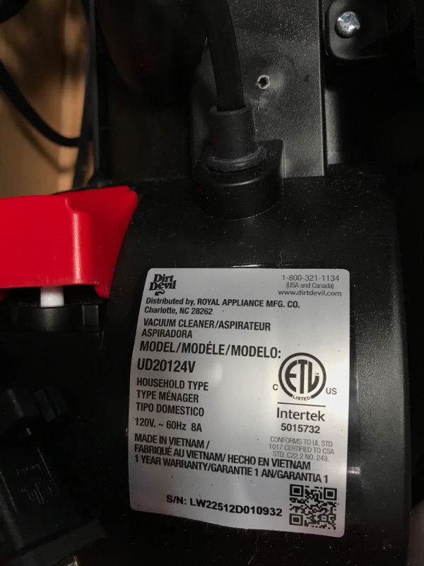 Photo 1 of Dirt Devil Endura Express Bagless Compact Upright Vacuum Cleaner - UD70171