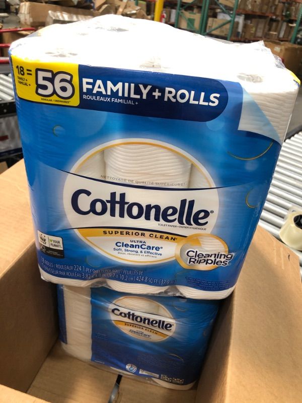 Photo 1 of Cottonelle Ultra CleanCare Toilet Paper Family rolls 