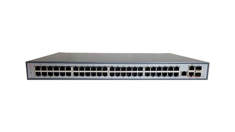 Photo 1 of **PARTS ONLY** DOESN'T FUNCTION**
IPCamPower 48 Port POE Switch W/ 3 Gigabit Uplink Ports | POE+ Capable of Pushing 30 Watts per Port | 400 Watts Total Budget Made for IP Cameras
