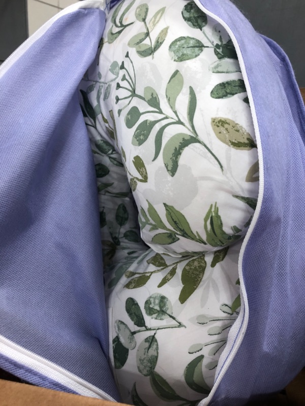 Photo 2 of Boppy Nursing Pillow and Positioner—Original | Green Foliage | Breastfeeding, Bottle Feeding, Baby Support | with Removable Cotton Blend Cover