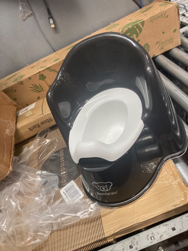 Photo 1 of BabyBjörn Potty Chair, Black/White Black/White 1 Count (Pack of 1)
