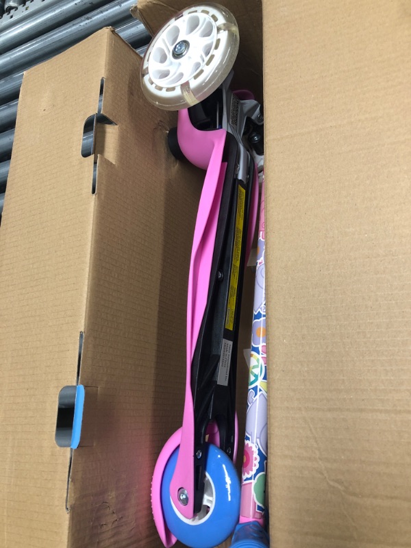 Photo 2 of Self Balancing Kick Scooter - Extra Wide Deck, 3 Wheel Platform, Foot Activated Brake, 75 Lbs Limit, Kids & Toddlers, Girls Or Boys, Ages 3 and Up Peppa Pig