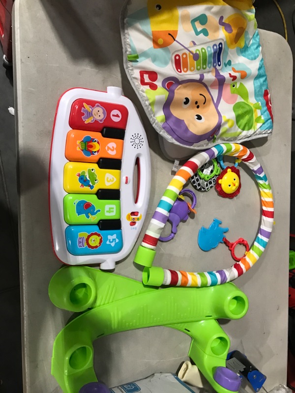 Photo 3 of (Missing mirror and toys) Fisher-Price Baby Gym with Kick & Play Piano Learning Toy