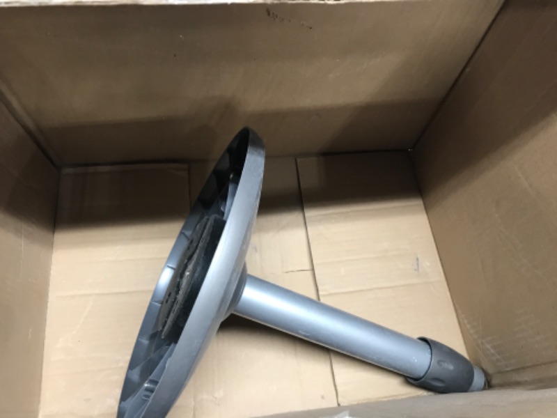 Photo 2 of **PARTS ONLY, MISSING REMOTE AND SUPPORT POLE** Lasko 2535 52" Oscillating Pedestal Fan, 52 Inch, Silver Gray Fan 2535