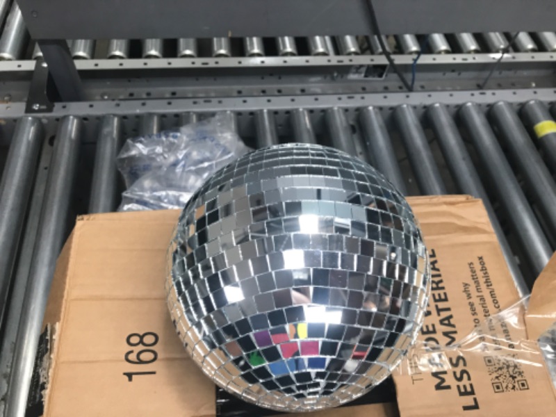 Photo 2 of 17 Pack Large Disco Ball Hanging Disco Ball Small Disco Ball Mirror Disco Balls Decorations for Party Wedding Dance and Music Festivals Decor Club Stage Props DJ Decoration (8 Inch, 6 Inch, 1.2 Inch)