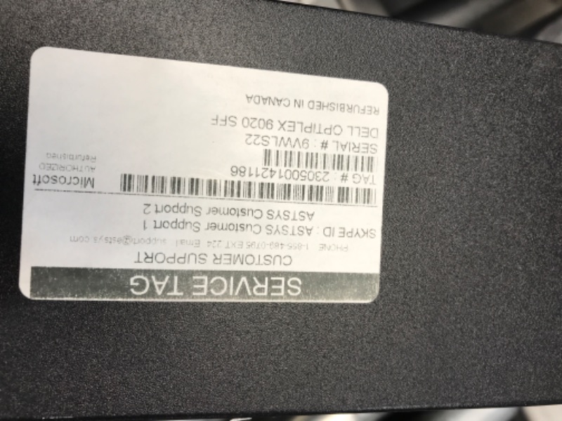 Photo 6 of Dell Optiplex 9020 Small Form Factor Desktop with Intel Core i7-4770 Upto 3.9GHz, HD Graphics 4600 4K Support, 32GB RAM, 1TB SSD, DisplayPort, HDMI, Wi-Fi, Bluetooth - Windows 10 Pro (Renewed) Intel Core i7-4770 | No Optical