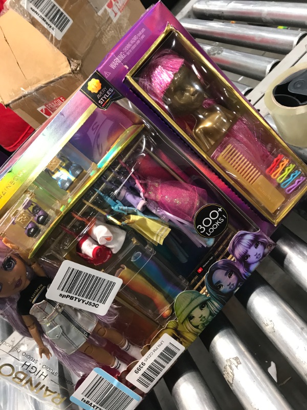 Photo 3 of Rainbow High Fashion Studio with Avery Styles Fashion Doll Playset Includes Designer Outfits & 2 Sparkly Wigs for 300+ Looks, Gifts for Kids & Collectors, Toys for Kids Ages 6 7 8+ to 12 Years Old