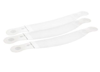 Photo 1 of ( two pack ) Racing Optics ROP10205C Clear Racing Optics X-Stack Laminated Tearoffs - Clear for Bell SA2005 & Prior
