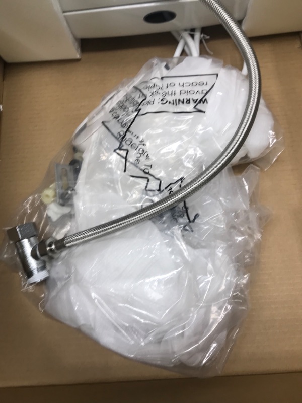 Photo 1 of *missing parts* LEIVI Electric Bidet Smart Toilet Seat with Dual Control Mode, Adjustable Warm Water and Air Dryer, Ultra Slim Heated Toilet Seat, Oscillating and Pulsating Spray Wash, LED Nightlight, Elongated White