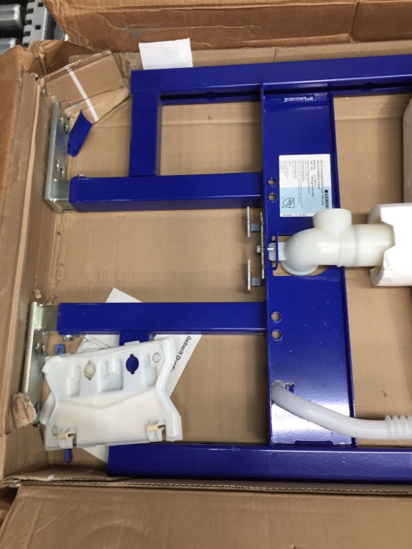 Photo 1 of **MISSING PARTS* Geberit 111.798.00.1 Toilets and Bidets Small (19 3/4" W) Blue