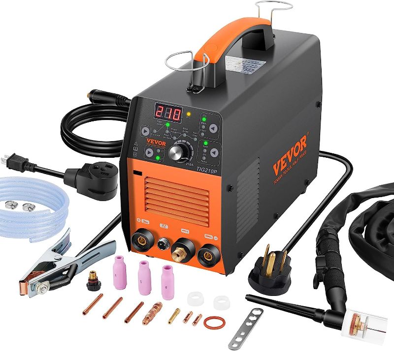 Photo 1 of *Missing Parts* VEVOR TIG Welder 3 in 1, 110V High Frequency TIG/Stick/Clean Welding Machine w/IGBT Inverter, 155Amp Digital Arc Welder
