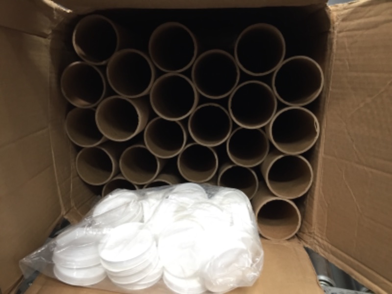 Photo 3 of 3 x 24" Kraft Heavy-Duty Tubes with Caps