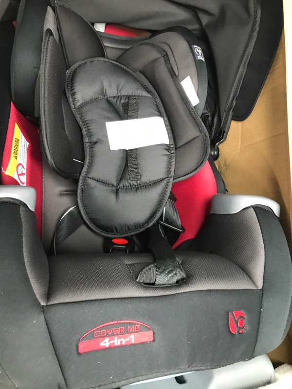 Photo 3 of Baby Trend Cover Me 4 in 1 Convertible Car Seat, Scooter **RED