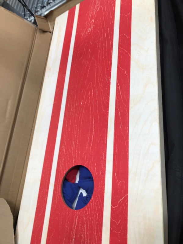 Photo 2 of ***DAMAGED - SEE NOTES***
Gosports 4'x2' Wood Design Cornhole Game Set