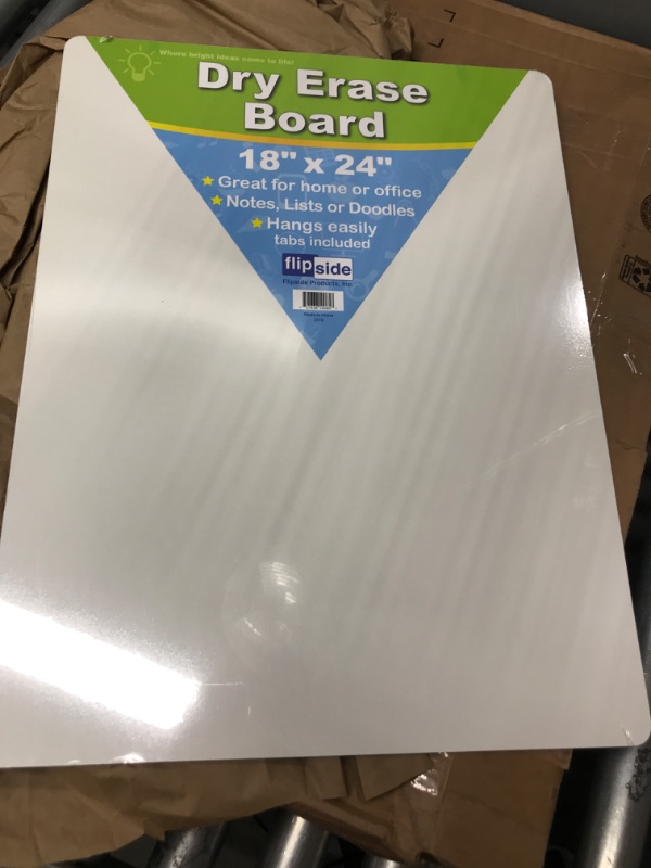 Photo 2 of Original Packaging******Flipside, FLP10085, Unframed Dry Erase Board, 1 Each