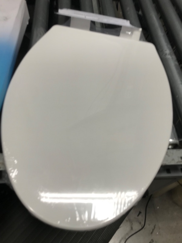 Photo 2 of **missing hardware**
Benkstein Elongated Toilet Seat with Toddler Seat Built In, Soft Close, Quick Release for Easy Clean - Toddler Toilet Seat Attachment - Potty Training Little to Big Toilet Seat with Kids Seat Built In Elongated Family Seat