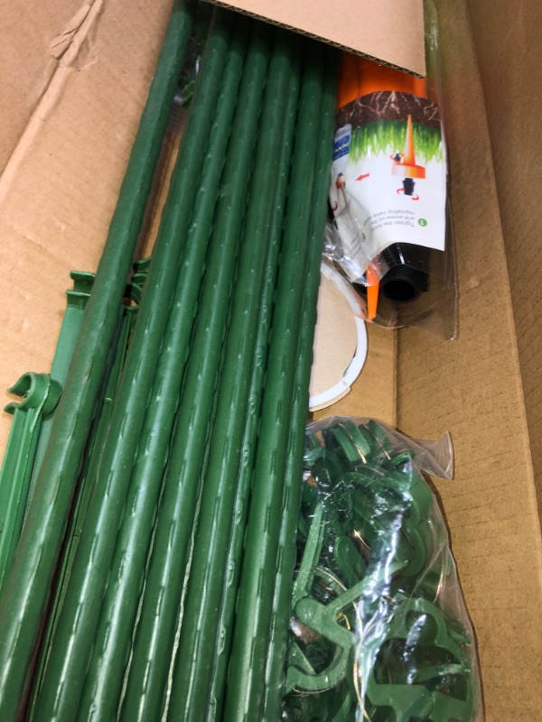 Photo 3 of 5 Packs Plant Support Plant Stakes Tomato Cage Vegetable Trellis for Garden Climbing Plants,Extra Tall Up to 72 inches