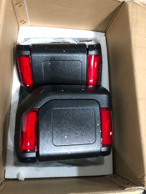 Photo 2 of WOLFSTORM Smoked LED Tail Lights for 2019-2023 Jeep Gladiator JT Accessories w / 3D DRL/Dynamic Sequential Turn Signal Light, Plug & Play Taillights, 30W Reverse Light/Brake Lamp 1 Pair Black Smoked Lens