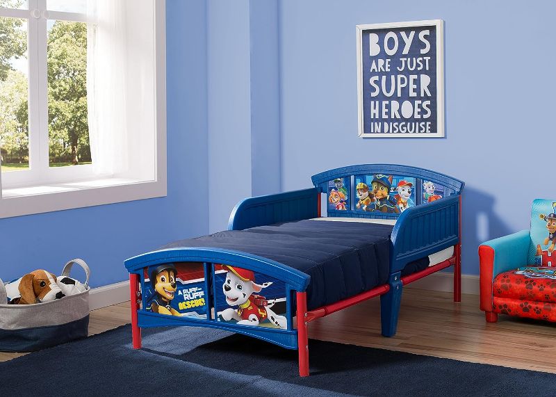 Photo 1 of Delta Children Plastic Toddler Bed, Nick Jr. PAW Patrol
