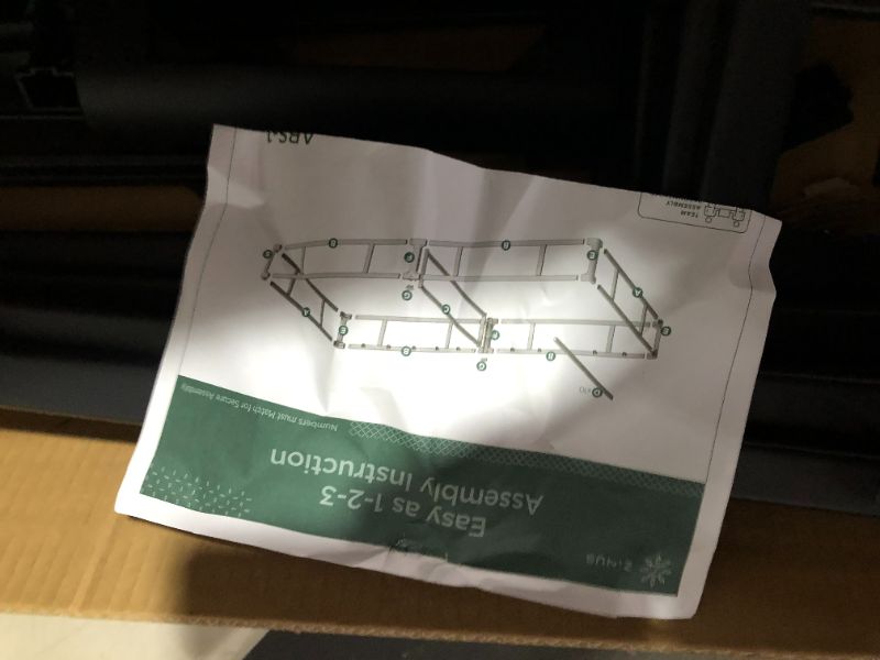 Photo 1 of ZINUS 9 Inch Metal Smart Box Spring with Quick Assembly / Mattress Foundation / Strong Metal Frame / Easy Assembly, Twin XL Twin XL Quick Assembly