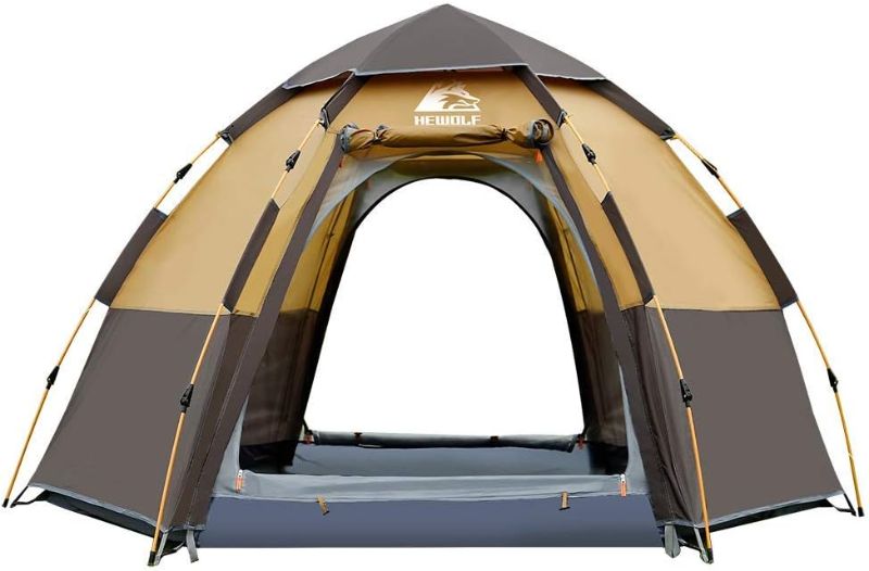 Photo 2 of **SEE NOTES**
Hewolf Waterproof Instant Camping Tent - 2/3/4 Person Easy Quick Setup Dome Family Tents for Camping,Double Layer Flysheet Can be Used as Pop up Sun Shade