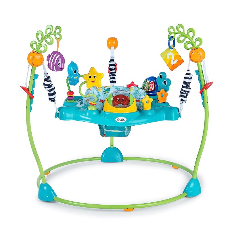 Photo 1 of Baby Einstein Ocean Explorers Curiosity Cove 2-in-1 Educational Activity Jumper and Floor Toy, Max weight 25 lbs., Ages 6 Months+, Unisex