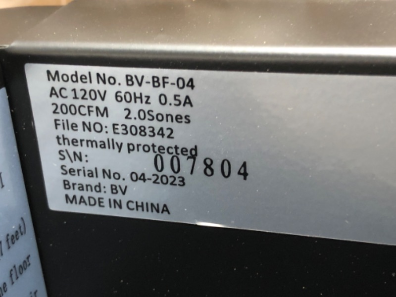 Photo 3 of **SEE NOTES**
BV Bathroom Fan Ultra-Quiet 200 CFM, 2.0 Sones Bathroom Ventilation & Exhaust Fan, Bathroom Ceiling Fan, Residential Remodel Energy-Saving Ceiling Mount Fan
