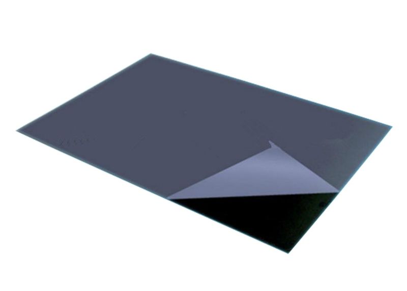 Photo 1 of Cast Acrylic Sheet - 12" x 24" - Black - 3mm Thick - Used in Art Installations, Models, Display & Signage, Windows, Aquariums, Trophies, Picture Frames, Furniture - Lightweight & Easy to Fabricate
