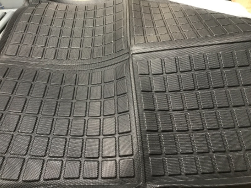 Photo 3 of SUPER LINER Tesla Model Y 2020 2021 2022 2023 All Weather Floor Mats Front Rear Cargo Liner Mat, Waterproof Anti-Slip Floor Mat Custom Fit for Tesla, Heavy Duty Floor Mats & Trunk Mat Model Y Floor Mats & Trunk Mats