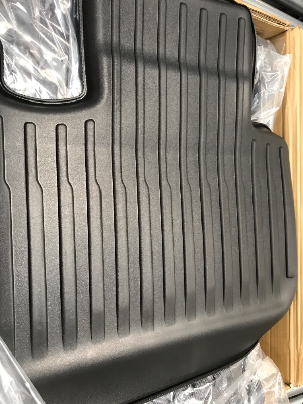 Photo 2 of SUPER LINER Tesla Model Y 2020 2021 2022 2023 All Weather Floor Mats Front Rear Cargo Liner Mat, Waterproof Anti-Slip Floor Mat Custom Fit for Tesla, Heavy Duty Floor Mats & Trunk Mat Model Y Floor Mats & Trunk Mats